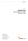 Mobilservice. Geschäftsbericht 2001. Ausblick 2002