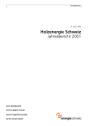 Holzenergie Schweiz. Jahresbericht 2001