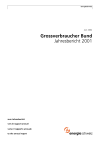 Grossverbraucher Bund. Jahresbericht 2001