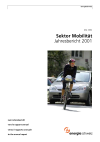 Sektor Mobilität. Jahresbericht 2001