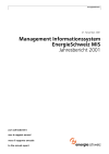 Management Informationssystem EnergieSchweiz MIS. Jahresbericht 2001