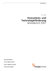 Innovations- und Technologieförderung. Jahresbericht 2001