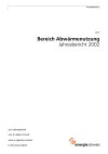 Bereich Abwärmenutzung. Jahresbericht 2002