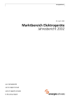 Marktbereich Elektrogeräte. Jahresbericht 2002
