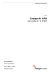 Energie in ARA. Jahresbericht 2002