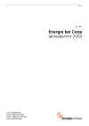 Energie bei Coop. Jahresbericht 2003