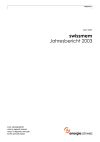 swissmem. Jahresbericht 2003