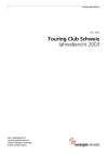 Touring Club Schweiz. Jahresbericht 2003