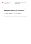 Mobilitätsmanagement in Unternehmen: Schlussevaluation der Pilotphase