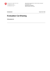 Evaluation CarSharing