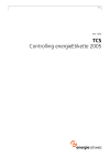 TCS. Controlling energieEtikette 2005