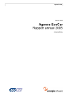 Agence EcoCar. Rapport annuel 2005