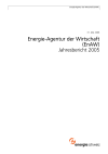 Energie-Agentur der Wirtschaft (EnAW). Jahresbericht 2005