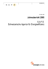 S.A.F.E. Schweizerische Agentur für Energieeffizienz. Jahresbericht 2005