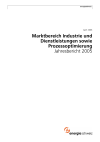 Marktbereich Industrie und Dienstleistungen sowie Prozessoptimierung. Jahresbericht 2005