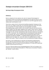 Strategie erneuerbare Energien 2000 - 2010