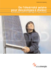 De l'électricité solaire pour des pompes à chaleur