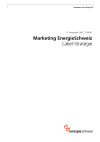 Marketing EnergieSchweiz Label-Strategie