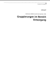 Gruppierungen im Bereich Entsorgung (Anhang IV)