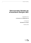 Schweizerische Statistik der erneuerbaren Energien 2001