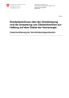 Bundesbeschluss über die Genehmigung und die Umsetzung von Übereinkommen zur Haftung auf dem Gebiet der Kernenergie