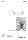Jahresbericht 2006 des Sektors Mobilität