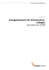 EnergieSchweiz in Infrastrukturanlagen. Jahresbericht 2006