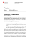 Aktionsplan "Energieeffizienz"
