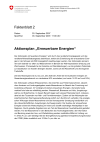 Aktionsplan "Erneuerbare Energien"
