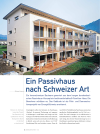 Ein Passivhaus nach Schweizer Art
