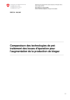 Comparaison des technologies de prétraitement des boues d'épuration pour l'augmentation de la production de biogaz