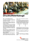 Infoblatt Druckluftwerkzeuge
