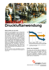 Infoblatt Druckluftanwendung