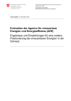 Evaluation der Agentur für erneuerbare Energien und Energieeffizienz (AEE)