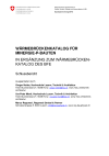 Wärmebrückenkatalog für Minergie-P-Bauten in Ergänzung zum Wärmebrückenkatalog des BFE - Schlussbericht