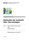 Methodik der Aufsicht über Kernanlagen - Teil 1: Sicherheitsanforderungen und Überwachung, Empfehlungen an die HSK