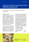 Programme Pilote et Démonstration - Domaine solaire actif