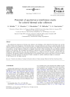 Potential of quarterwave interference stacks for colored thermal solar collectors
