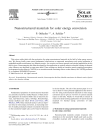 Nanostructured materials for solar energy conversion