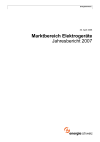 Marktbereich Elektrogeräte. Jahresbericht 2007