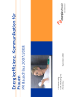 Energieeffizienz. Kommunikation für Frauen