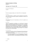 Revision of the Federal Electricity Supply Ordinance of 5 Dicember 2008