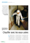Récupération de la chaleur dans les eaux usées