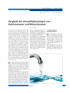 Vergleich der Umweltbelastungen von Hahnenwasser und Mineralwasser