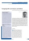 Energiequelle zum Heizen und Kühlen - Grösste Abwasserenergienutzungsanlage in der Schweiz