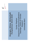 Energie, Klima, Wirtschaft - Perspektiven 2010-2020