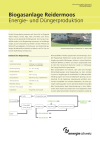Biogasanlage Reidermoos