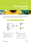 Biotreibstoffe: Biodiesel