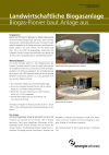 Landwirtschaftliche Biogasanlage
