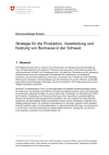 Biomassestrategie Schweiz